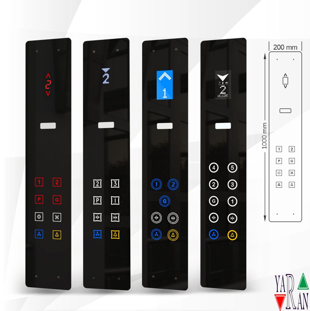 انواع پنل کابین آسانسور