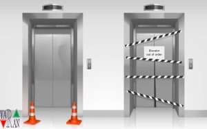 خرابی درب آسانسور
