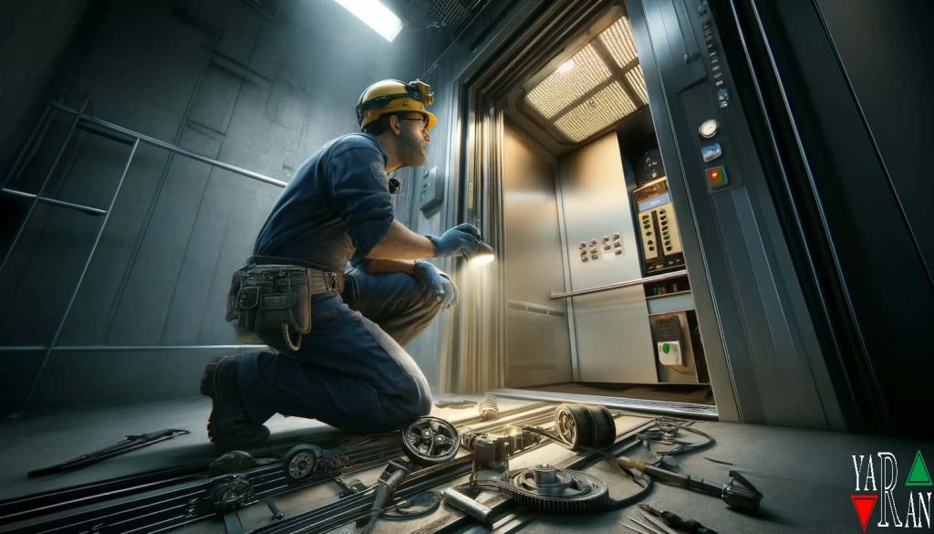 خرابی درب آسانسور 2 خرابی درب آسانسور