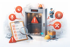 لیست خطاهای آسانسور