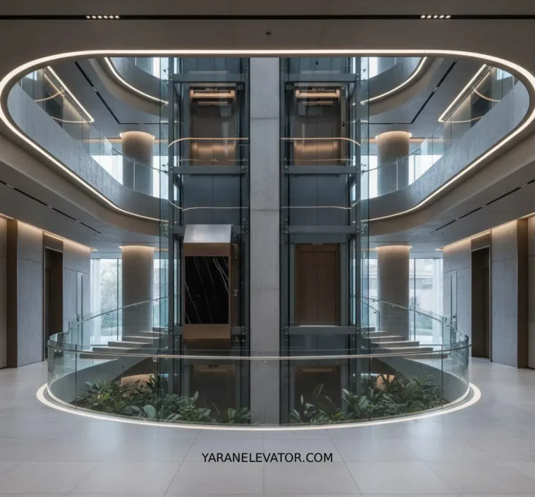 تأثیر طراحی معماری ساختمان بر انتخاب نوع آسانسور