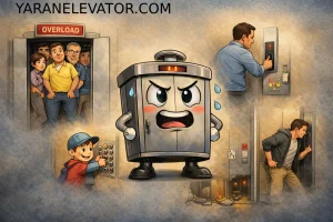 اشتباهات رایج در استفاده از آسانسور