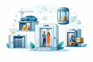 انواع آسانسور