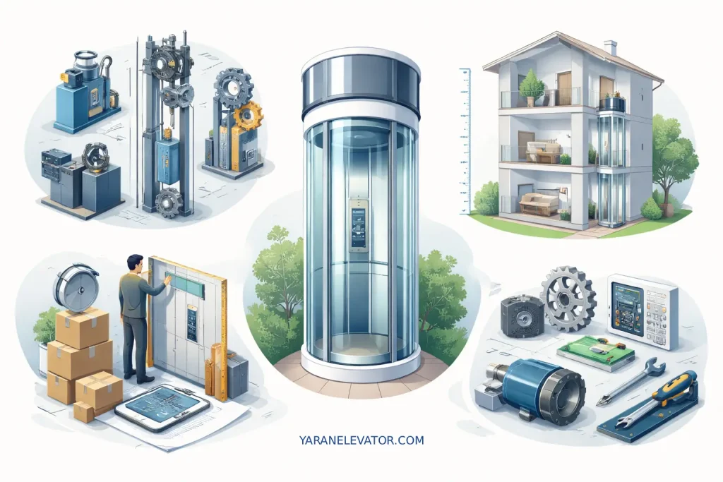 قیمت بالابر خانگی تک نفره در سال 2026 + راهنمای خرید و عوامل مؤثر