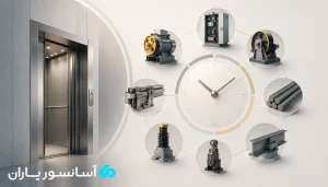 عمر مفید قطعات آسانسور